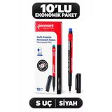 Penmark Asetat Kalemı S Sıyah Hs-205 10 Lu Kutu