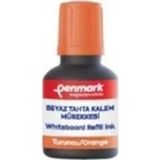 penmark BEYAZ TAHTA KALEMİ MÜREKKEBİ 30 ML TURUNCU