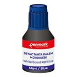 PENMARK BEYAZ TAHTA KALEMİ MÜREKKEBİ 30ML MAVİ ( İkili)