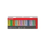 Penmark Fosforlu Kalem 12'li Asetat Karışık Renk 3 Neon ve 3 Pastel ve 3 Tropik ve 3 Simli