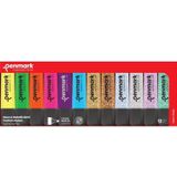 Penmark Fosforlu Kalem 12'li Karışık Renk 6 Neon ve 6 Simli