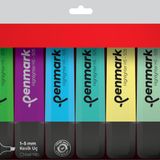 Penmark Fosforlu Kalem 12'li Karışık Renk 6 Pastel ve 6 Neon