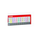Penmark Fosforlu Kalem (İşaret Kalemi) 12 Li Karışık Renk 6 Pastel + 6 Simli HS50512PS