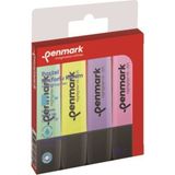 penmark fosforlu kalem (ışaret kalemi) 4 renk karışık pastel hs505-4p - Yok