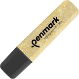 penmark fosforlu kalem (ışaret kalemi) metalik simli gold hs 505 13 (10 lu paket) - Yok