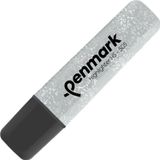 Penmark Fosforlu Kalem (İşaret Kalemi) Metalik Simli Gümüş HS 505 18 (10 Lu Paket)