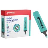 Penmark Fosforlu Kalem Pastel Nane Şekeri 10'lu 5050