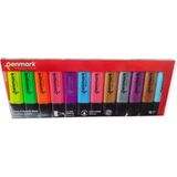 Penmark Fosforlu Kalem Seti Neon & Metalik Simli 12'li Paket