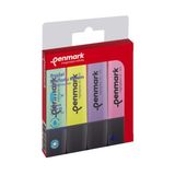 Penmark Highlighter Pastel Fosforlu Kalem 4 Renk - Blisterli - Karışık-Çok Renkli