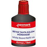 Penmark HS-107 100 ml Kırmızı Tahta Kalemi Mürekkebi
