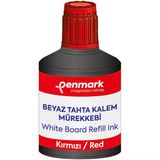 Penmark HS-107 Tahta Kalemi Mürekkebi 100 ml Kırmızı Renk ( 3 Adet )