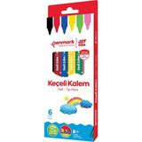 Penmark HS705 6 Süper Yıkanabilir Keçeli Kalem 6lı Set - Çok Renkli - Standart