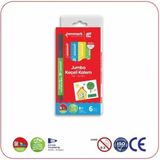 Penmark Jumbo Keçeli Kalem 6 Lı Yıkanabilir Renkli 3-5 mm Uçlu Kalem Seti