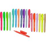 Penmark Kalem Tipi Fosforlu Kalem 6 Neon + 6 Pastel + 6 Tropik 18'li Set ( Made In Türkiye )