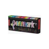 penmark Masaüstü Stantlı 24 Adet Fosforlu Kalem Seti- 6sim-6pastel-6neon-6tropik