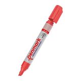 penmark permanent marker kalem kesik uç kırmızı hs406-03 (12 li paket) - Yok