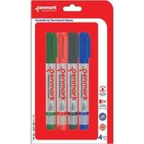Penmark Permanent Marker Yuvarlak Uç 4 Lü Vakumlu Blisterli Set