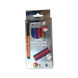 Penmark Süper Yıkanabilir Metalik Simli Jumbo Keçeli Kalem 6lı Set HS707