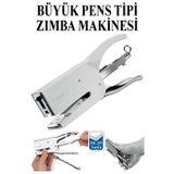 Pens Zımba Makinesi 24/6 1 Adet Norex Pens Tipi Çelik Büyük Zımba Makinası 30 35 Sayfa Ofis Büro Okul Öğrenci Büyük Boy