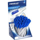 Pensan 1003 Mavi Triball 1.0 mm Bilye Uç 60'li Stand Tükenmez Kalem