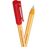 Pensan 1010 Kırmızı Tükenmez Kalem Tekli 1.0 mm 1 Adet