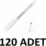 Pensan 120 Adet Neon Jell Kalem 1,0 mm Beyaz