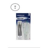 Pensan 2290 12'li 1 mm Beyaz Neon Jel Kalem