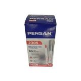 Pensan 2305 Üçgen Kırmızı 0.5 mm 50'li Tükenmez Kalem