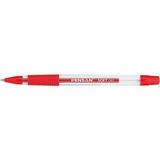 Pensan 2400 Soft Gel 0.7 mm Kırmızı Tükenmez Kalem