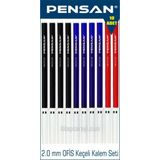 Pensan 3003 Ofis Tipi 10 Adet Keçeli Kalem Seti