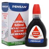 Pensan 4009 Kırmızı 100 ml Tahta Kalemi Mürekkebi