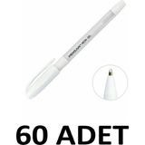 Pensan 60 Adet Neon Jell Kalem 1,0 mm Beyaz