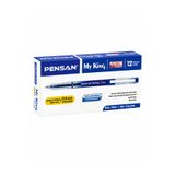 Pensan 6405/12 My King Gel Metal Klips 0.5mm Jel Kalem Mavi 12 Adet