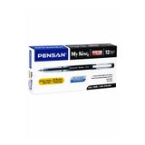 Pensan 6405/12 My King Gel Metal Klips 0.5mm Jel Kalem Siyah 12 Adet