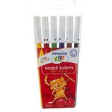 Pensan 6'lı Keçeli Kalem 1 Paket 6 Renk Keçeli Kalem - Standart - Renkli