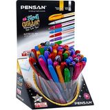 Pensan 7 Adet Simli Jel Kalem - Karışık-Çok Renkli - 1 Adet