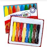 Pensan 8 Renk Pastel Boya 3+ Yaş Çocuklar İçin Yumuşak Kullanım Kırtasiye Ürünü