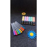 Pensan 8 Renk Triball Tükenmez Kalem ve 6 Renk Masis Pastel Renk Fosforlu İşaretleme Kalemi Seti