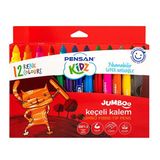 Pensan 99040 Kidz 12 Renk Jumbo Keçeli Kalem