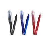 Pensan Büro 1.0 mm Tükenmez Kalem 3'lü Set (1 Mavi, 1 Kırmızı, 1 Siyah) Gri Renkli Kalemler