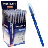 Pensan Büro 2270 1.0 MM 10 Adet Mavi Tükenmez Kalem