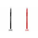 Pensan Büro 2270 Tükenmez Kalem, 1.0 mm Medium Uç, Mavi, Ofis, Okul ve Kırtasiye Kullanımı için Akıcı Yazım Kalemi (siyah 20 - kırmızı 10)
