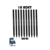 Pensan Büro Siyah 1.0 mm 10 Adet Tükenmez Kalem
