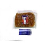 Pensan Büro Tükenmez Kalem Mavi (5 Adet)-Ambalaj Lastiği 500GR. %100 Kauçuk - Set 15