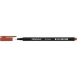 Pensan Fineliner 0.4 mm Keçe Uçlu Kalem Kahverengi10 adet