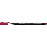 Pensan Fineliner 0.4 mm Keçe Uçlu Kalem Vişne
