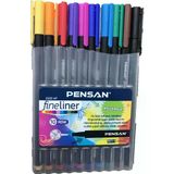 Pensan Fineliner Pastel Keceli Kalem 6Li