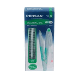Pensan Global 0.5 mm Yeşil (12'li paket) Tükenmez Kalem