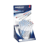 Pensan Global 0,5 mm 3 Renk Karışık Msk 50'li Paket Tükenmez Kalem