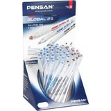 Pensan Global 0,5 mm Msk 50'li Stand Tükenmez Kalem